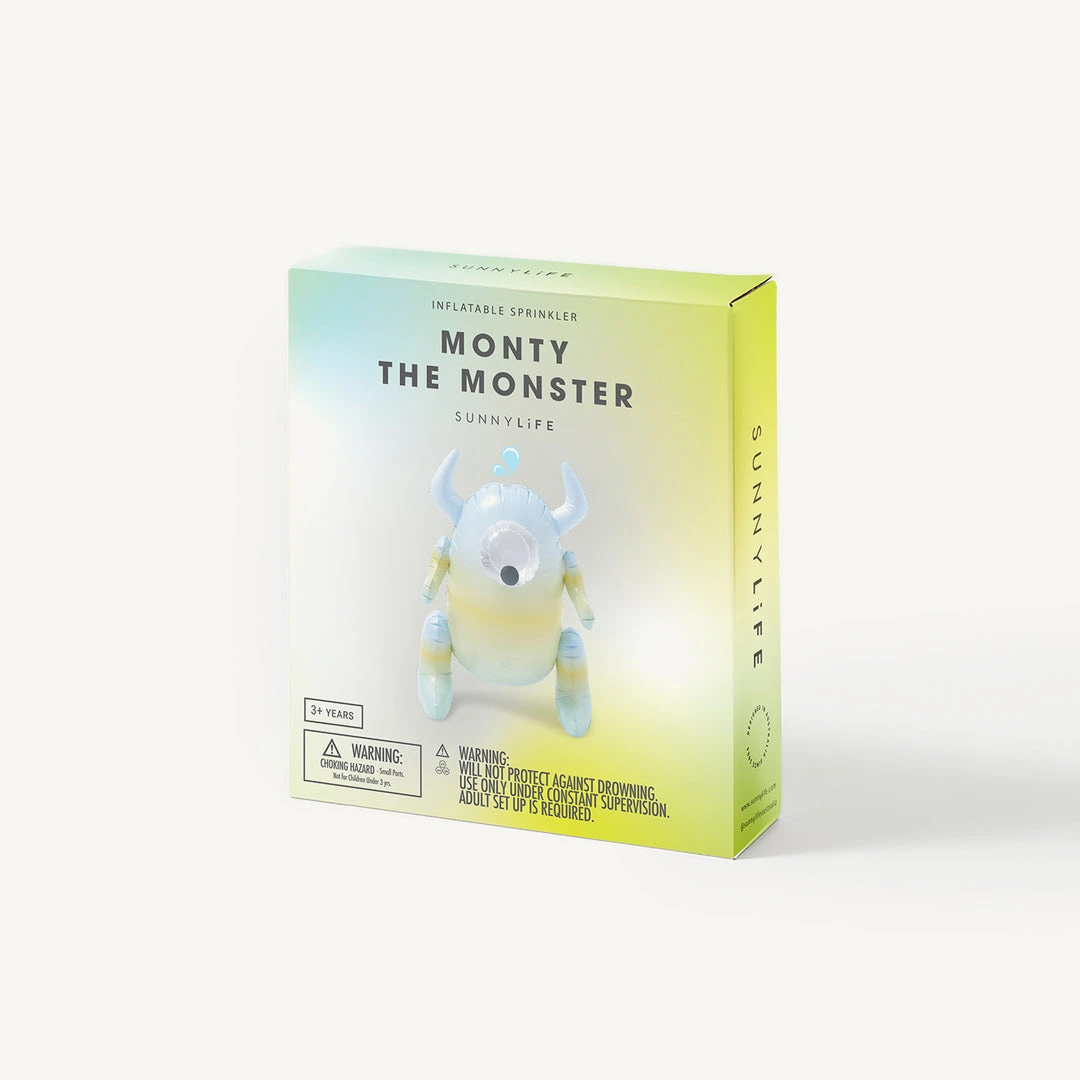Sunnylife - Inflatable Sprinkler Monty The Monster 3 Sunnylife - Inflatable Sprinkler Monty The Monster